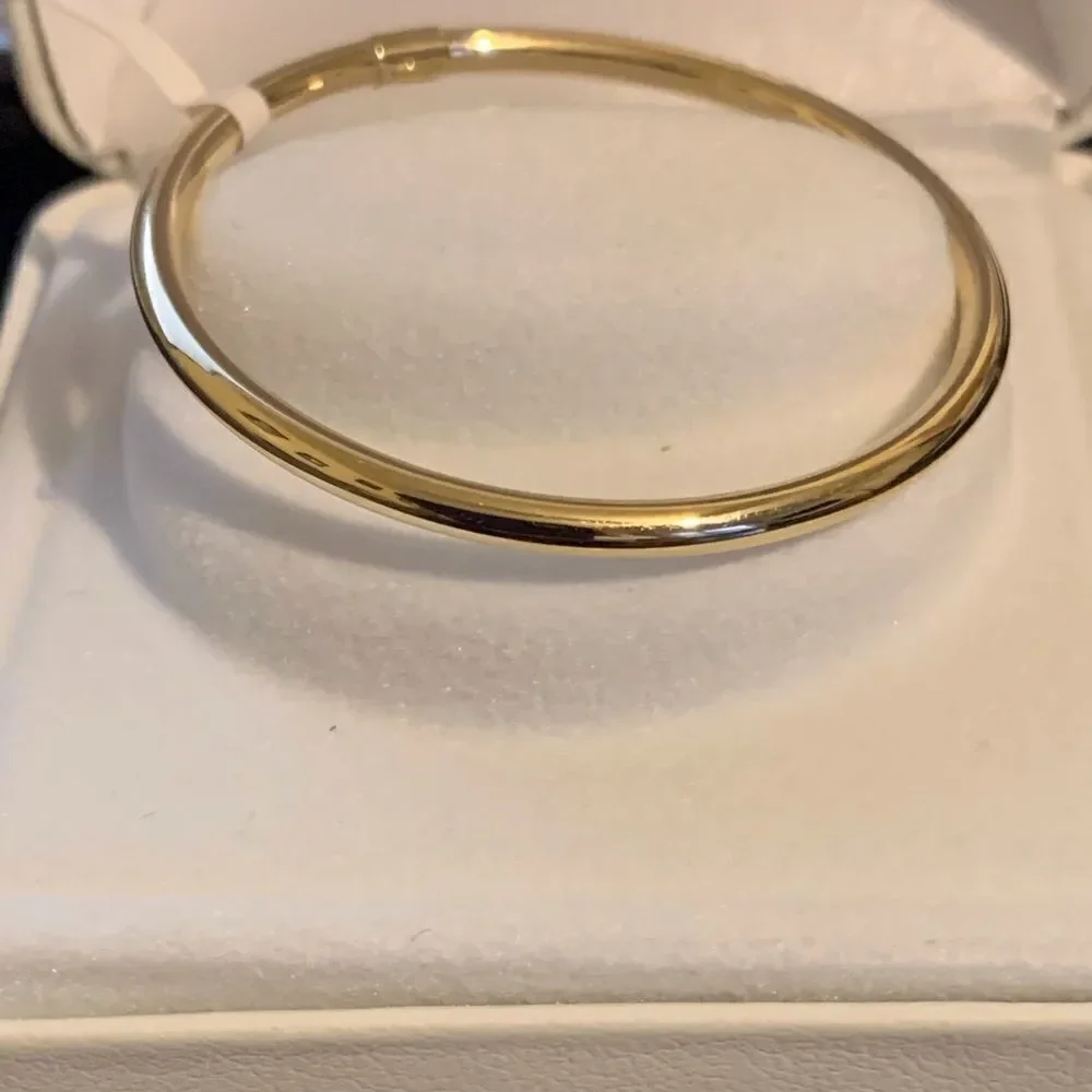 Madi K 14K Yellow Gold Baby Slip-On Bangle Bracelet – 5” circumference